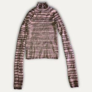 (SOLD ON DEPOP)Wild Fable Pink and Brown Knit Sweater